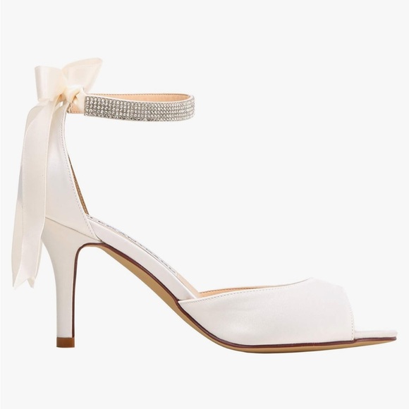 ELEGANTPARK Women Peep Toe High Heel Sandals - Picture 3 of 6